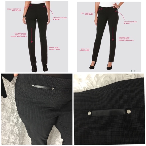 rafaella comfort straight leg pants